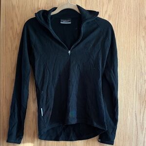 Icebreaker Bodyfit260 Black Merino Wool Top